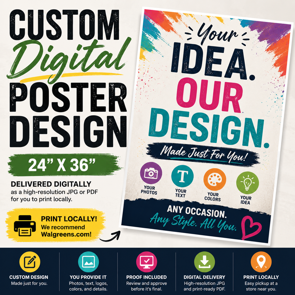 Digital Poster Design - 24"x36"