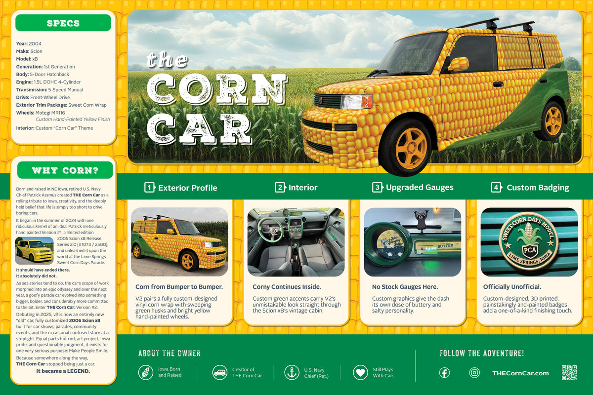 CUSTOM Car Show Posterboard 20"x30" - Designed and Printed for You to Pick-up at a Store Near You!